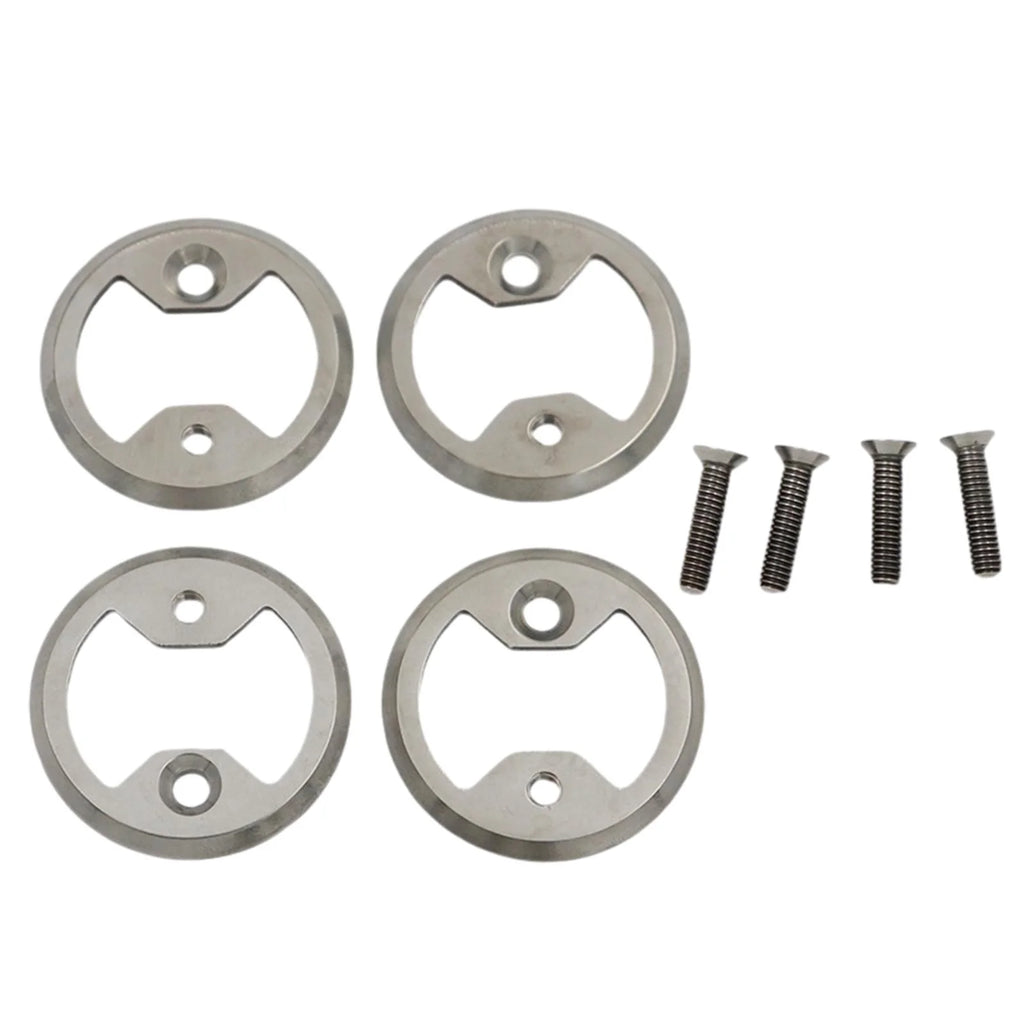 4x Bike Pedal Plate Bow Repair Parts with Screws Z309