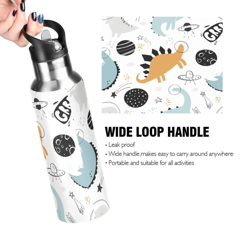 Stainless Steel Insulated Water Bottle with Straw Lid Z649286