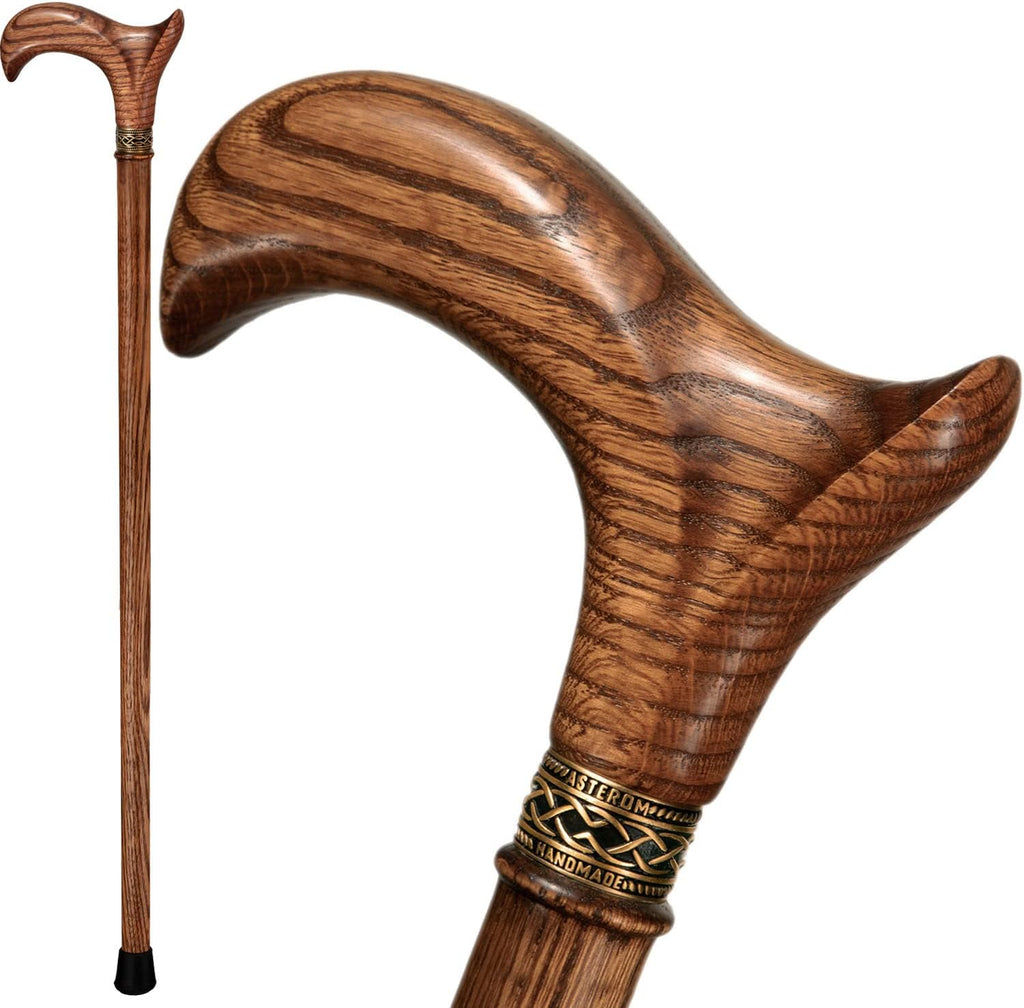 Ergonomic Wooden Walking Cane K10881