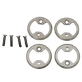4x Bike Pedal Plate Bow Repair Parts with Screws Z309