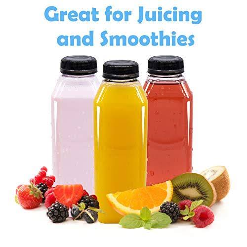 16 oz Clear Plastic Juice Bottles - Pack of 35 A919932