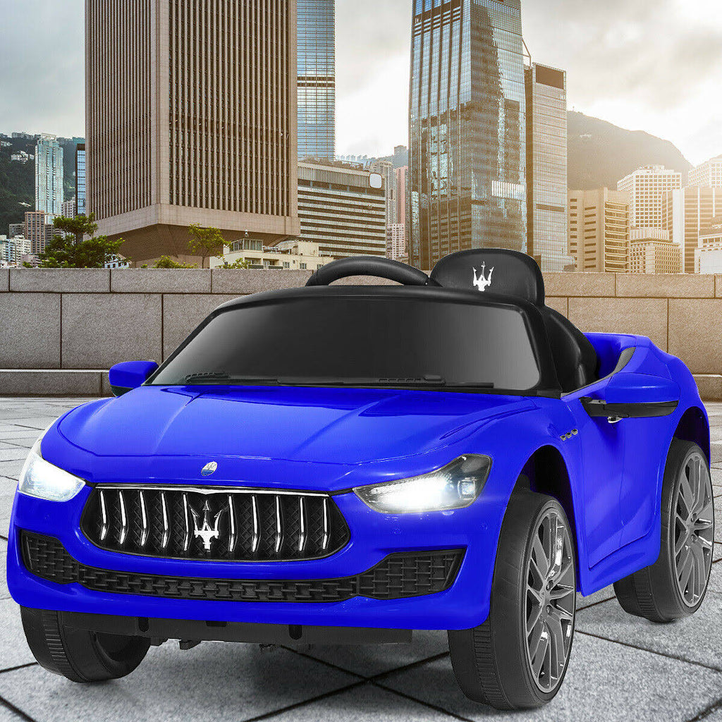 Blue 12 V Remote Control Kids Ride on Car V8290