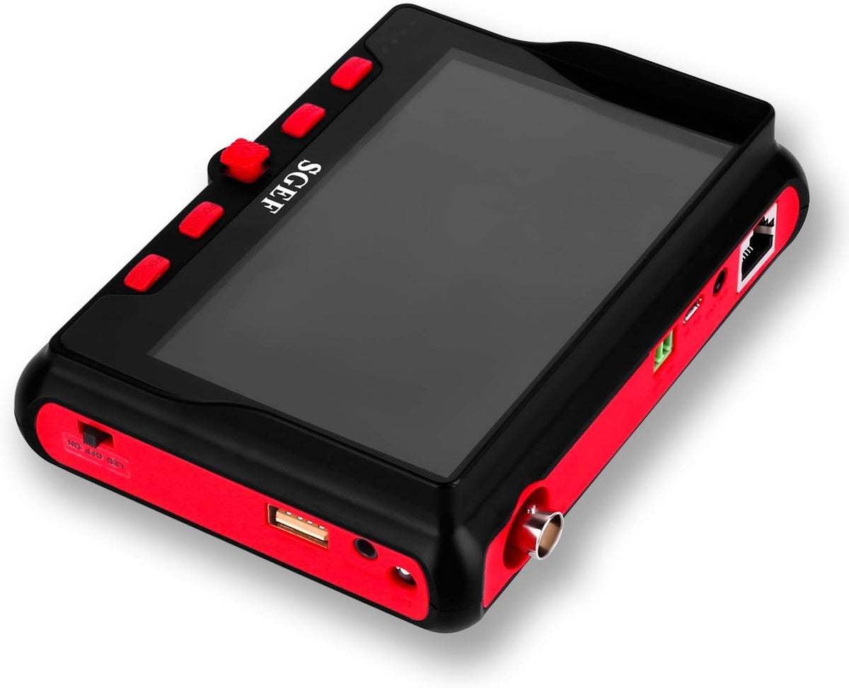 HD 5MP Portable CCTV Tester with 4.3 Inch TFT LCD Monitor A65511