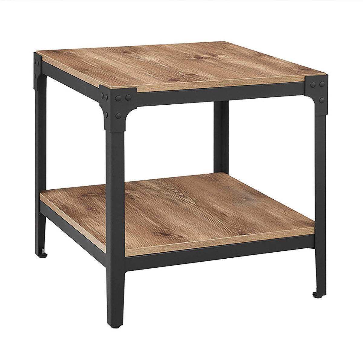 Set of 2 Barnwood Side Tables A32597
