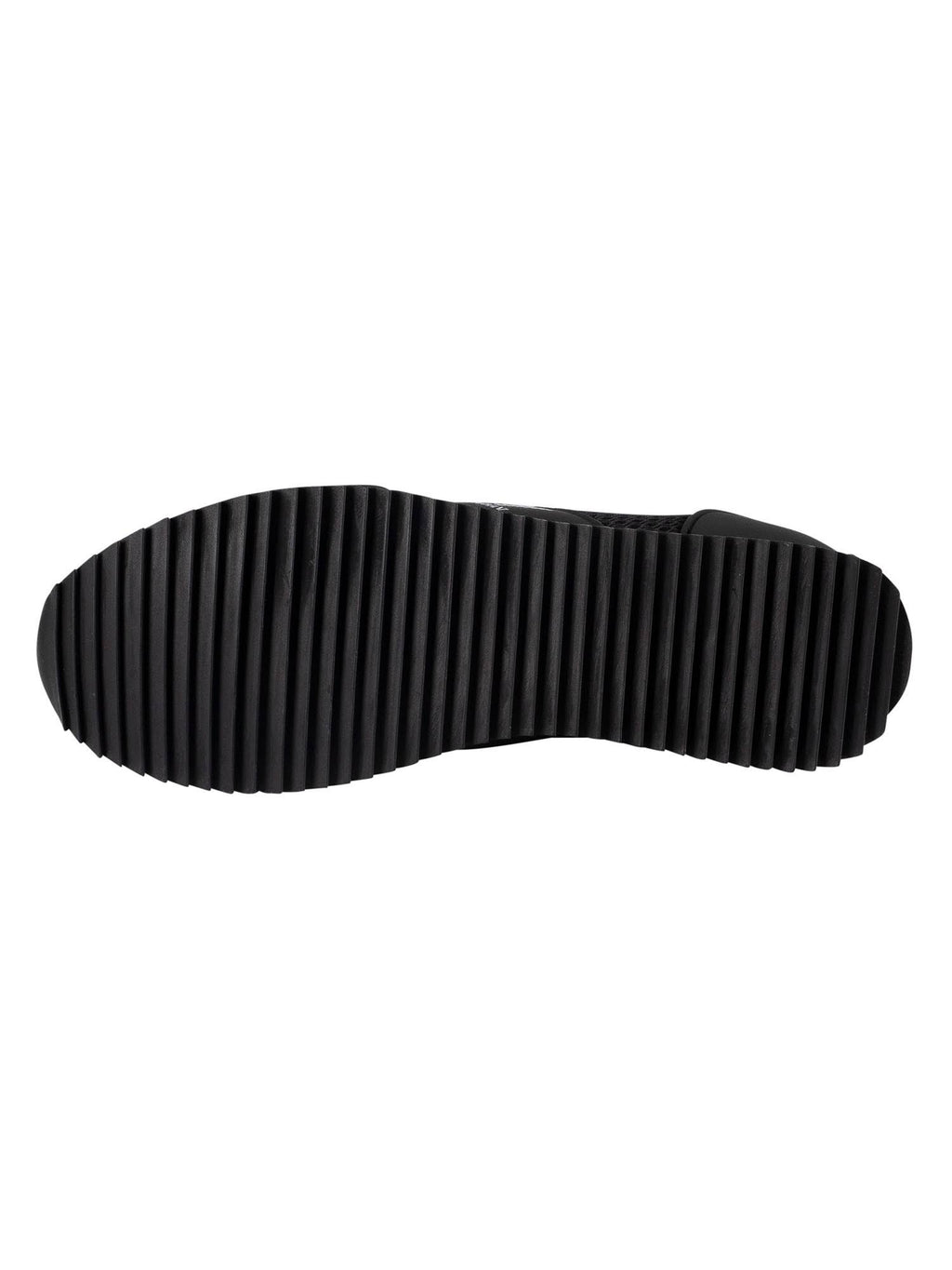 Black Woven Trainers B4655
