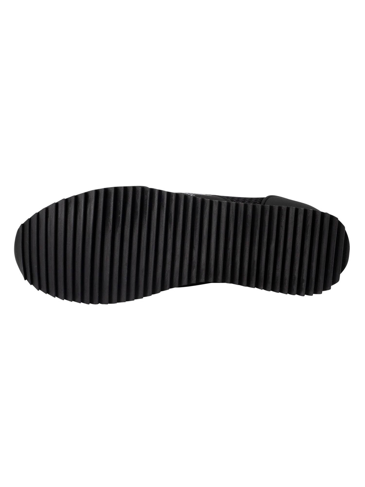 Black Woven Trainers B4655