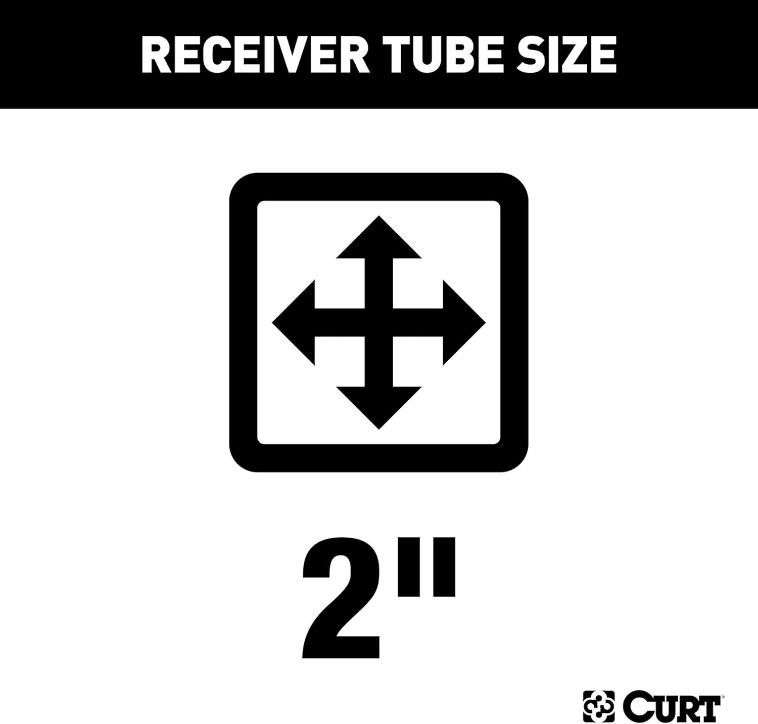 Class 3 Trailer Hitch, 2-Inch Receiver, Black T643721