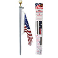 13 ft. Sectional Flagpole Kit with Rope N11195