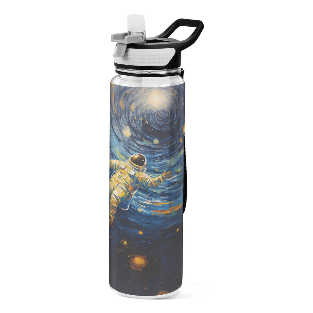 32oz Tritan Leakproof Clear Sports Water Bottle with Straw L763120