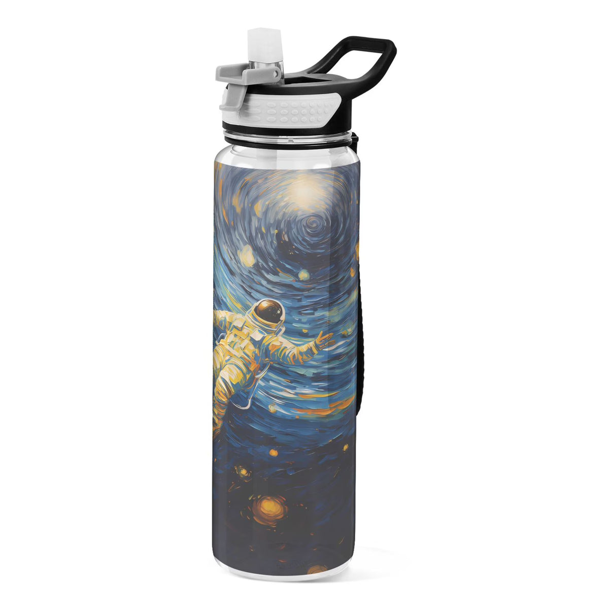 32oz Tritan Leakproof Clear Sports Water Bottle with Straw L763120
