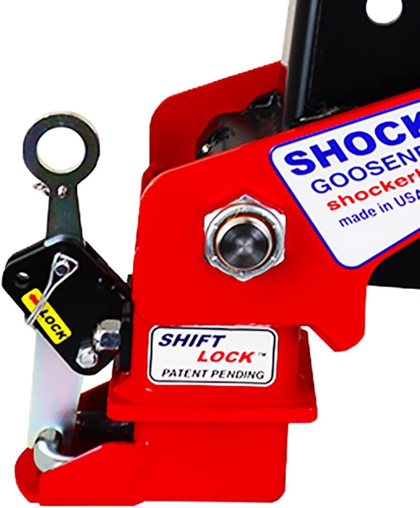Gooseneck Air Hitch & Coupler, Square 4.5" Straight Pin 30K SL Coupler J325