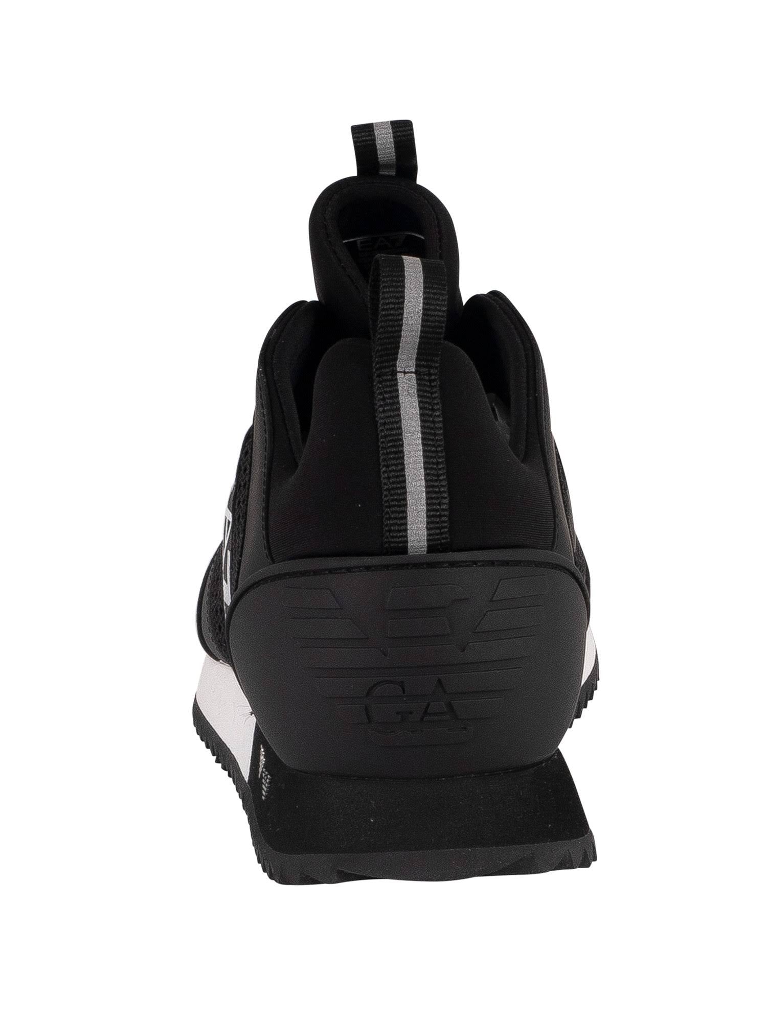 Black Woven Trainers B4655