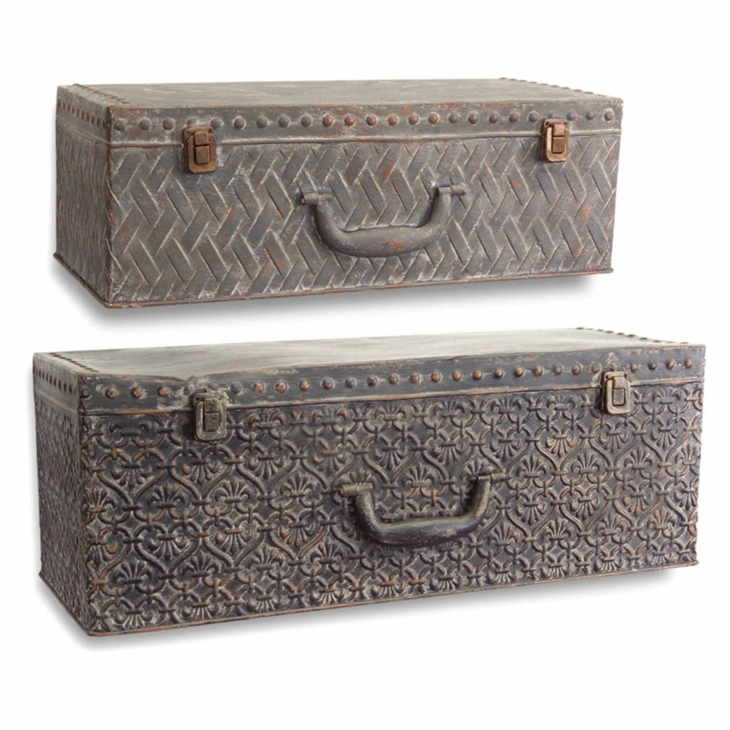 Suitcase Wall Shelf (Set of 2) W875830