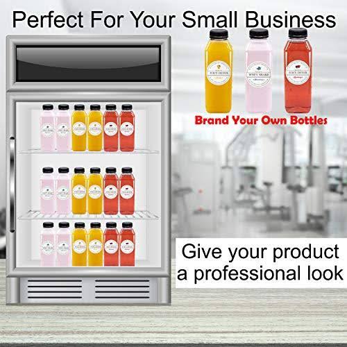 16 oz Clear Plastic Juice Bottles - Pack of 35 A919932