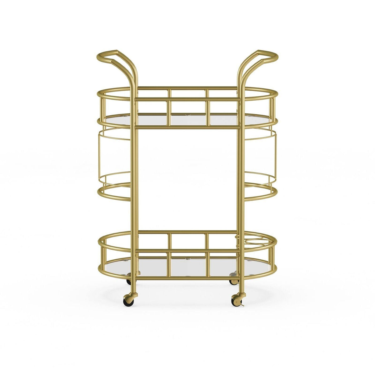 Gold 2-Tier Bar Cart T829452