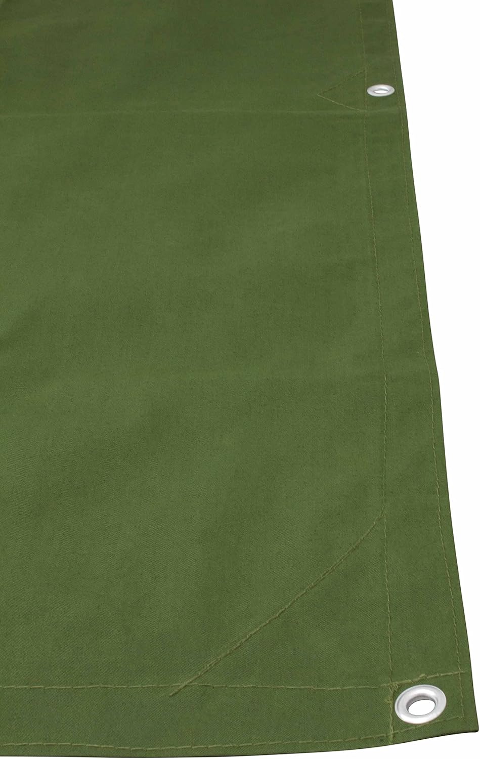 Green Canvas Tarp 12oz Water Resistant 20' x 20' F642600