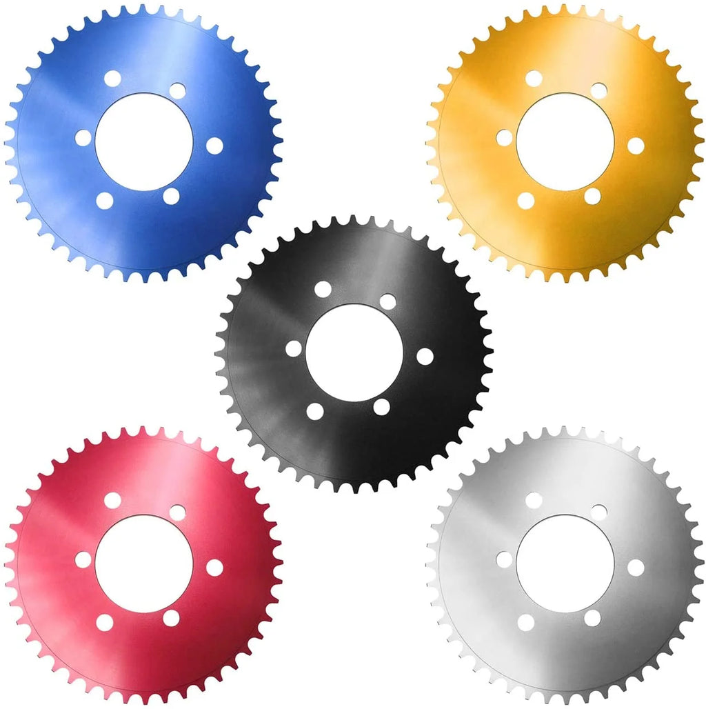 CNC Silver 44T Sprocket With 1.5" Adapter For 60cc 66cc 80cc Motorized Bicycle N26184