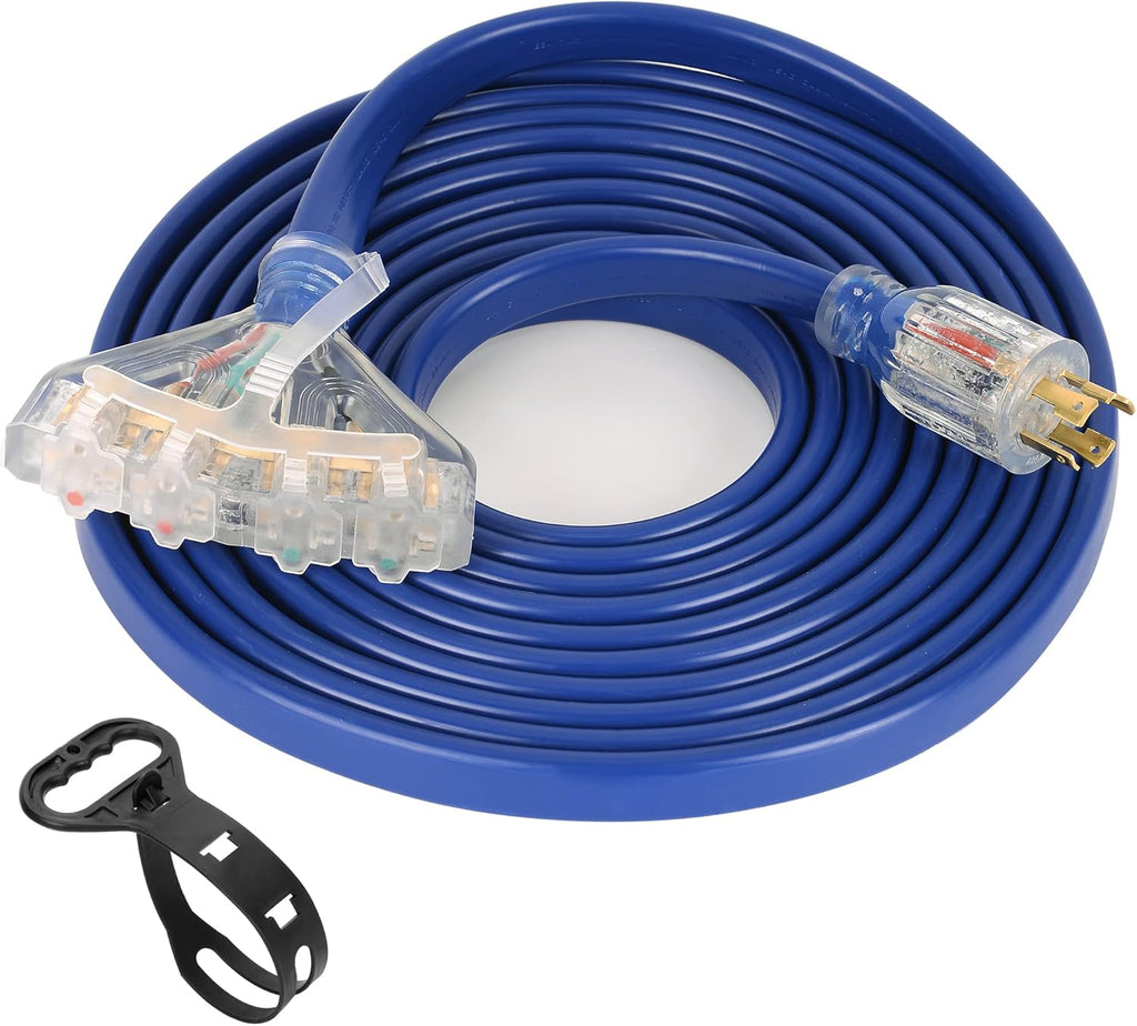 25-Foot 30-Amp 125/250-Volt Generator Extension Cord Pack of 2 X22926