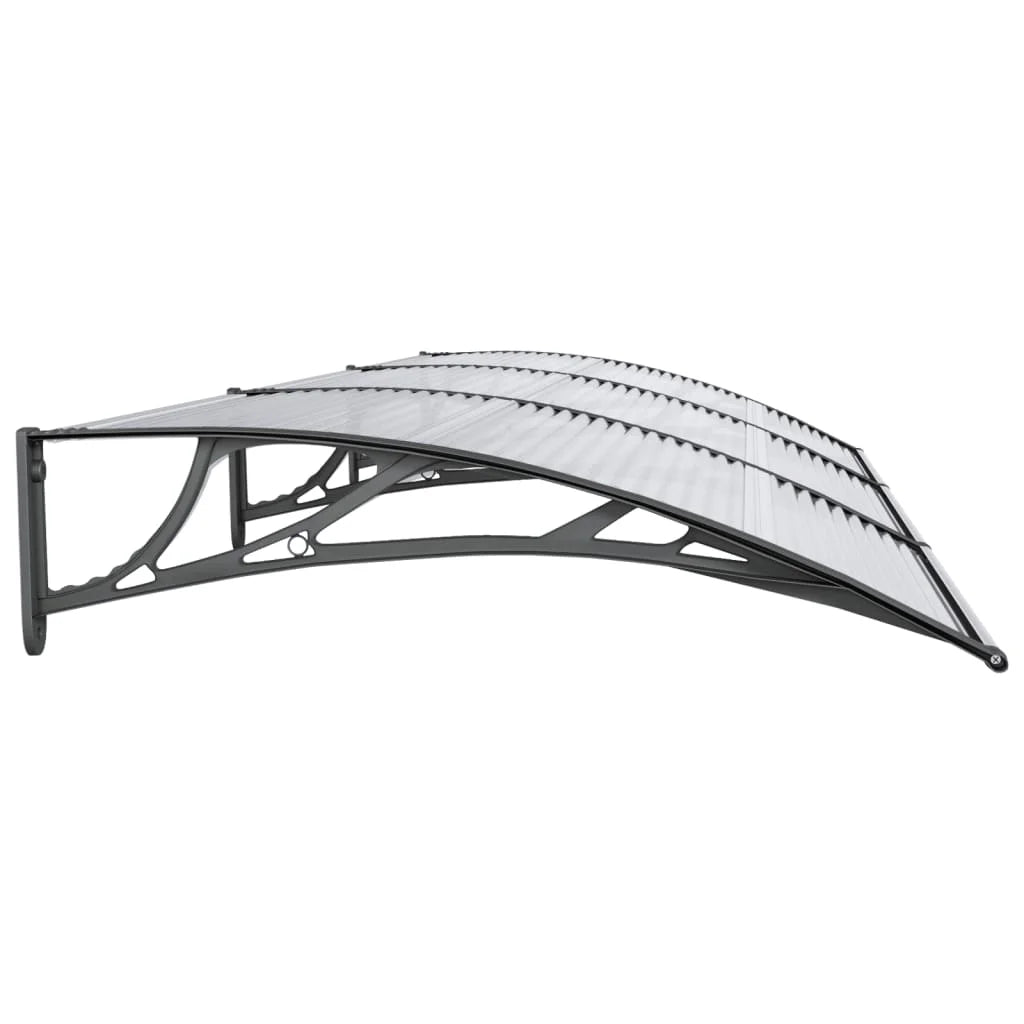 Black Polycarbonate Door Canopy N4677