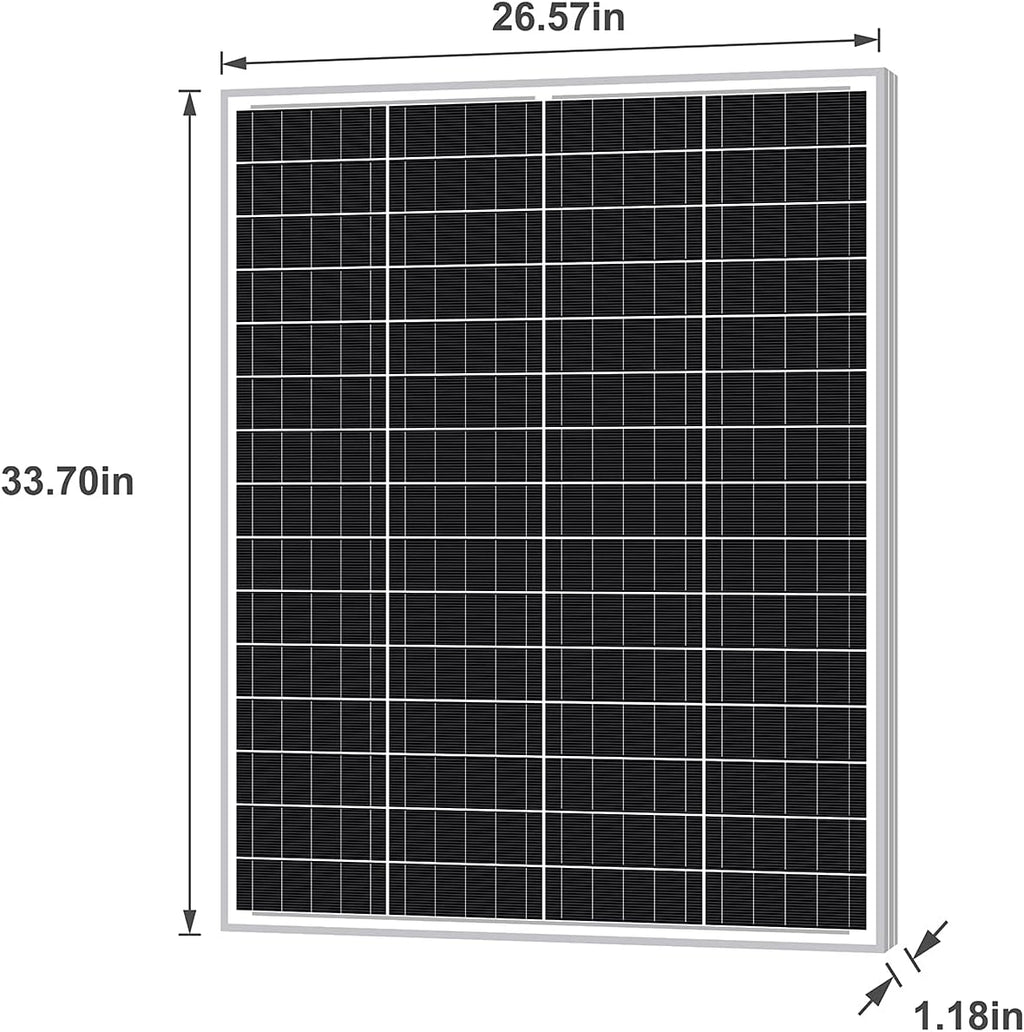 100W 12 Volt Monocrystalline Solar Panel S817