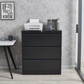 Black 3 Drawer File Cabinet X427001