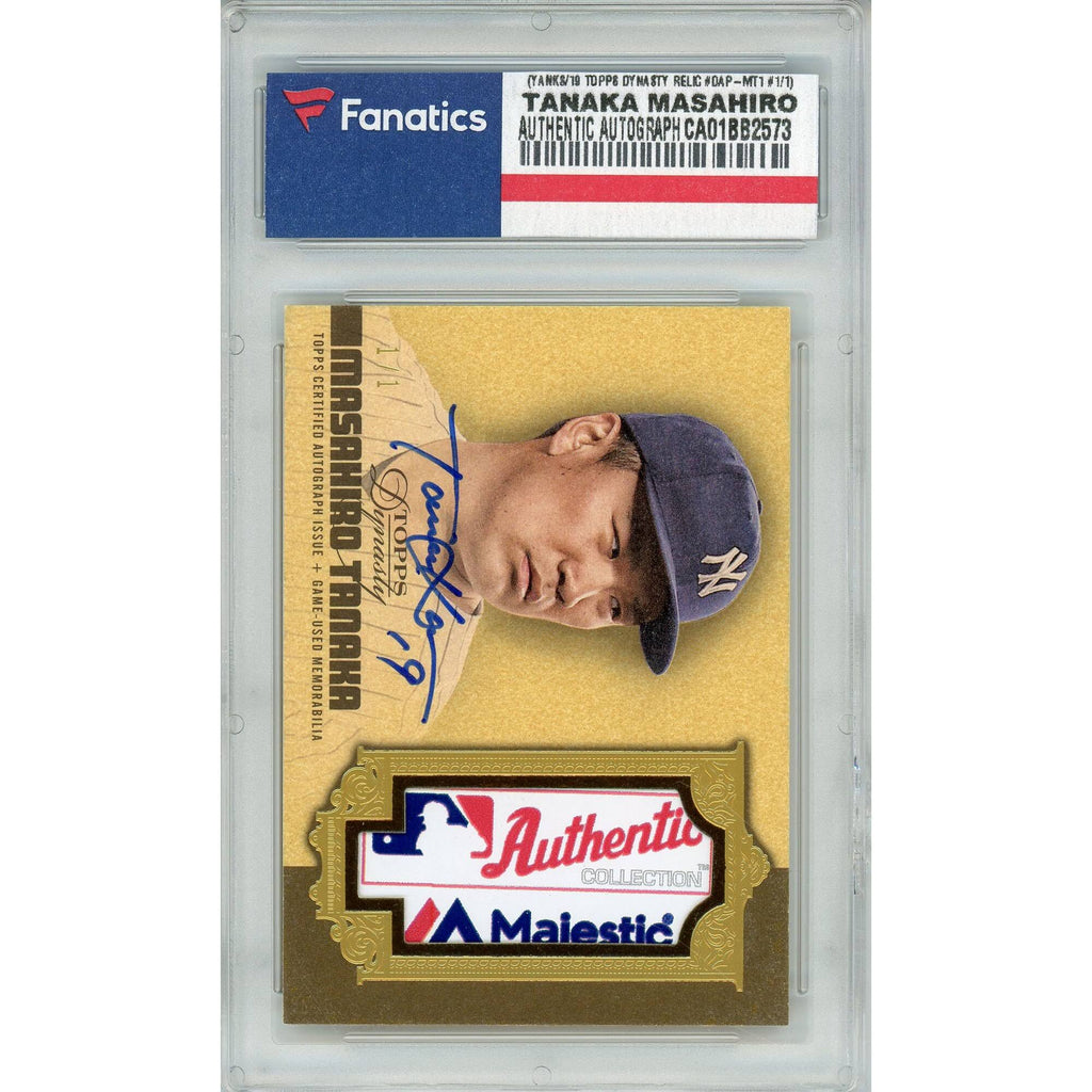 Autographed 2019 Topps Dynasty Patch Relic Card X12404
