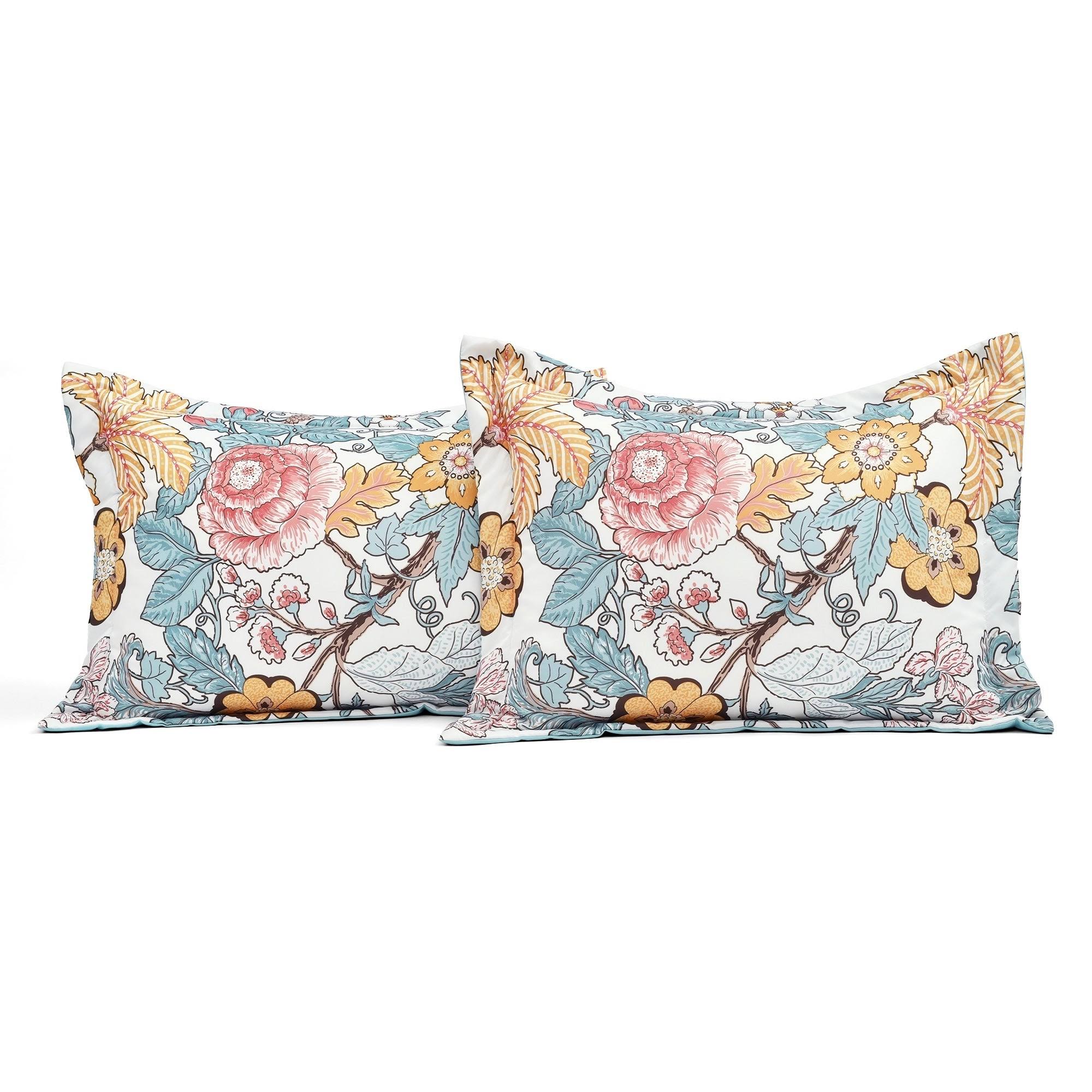 Blue & Yellow Comforter Set Full/Queen P7449