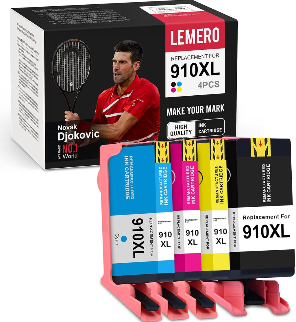 4 Pack Ink Cartridge Combo Pack (1 Black, 1 Cyan, 1 Magenta, 1 Yellow) O715638