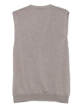 Gran Sasso V-neck buttoned vest