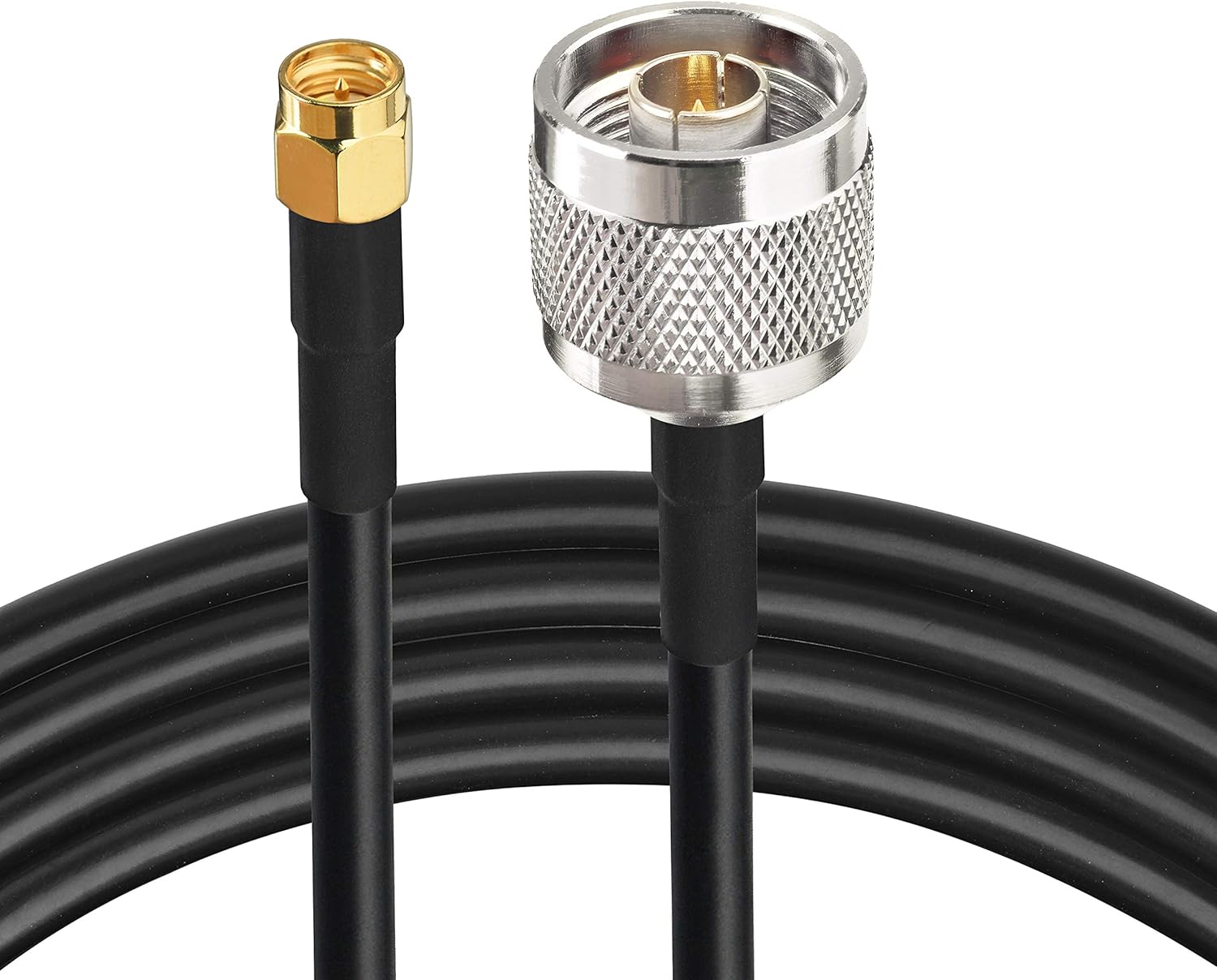 Low Loss N Male to SMA Male RG58 Cable 25ft Pack of 2 H337