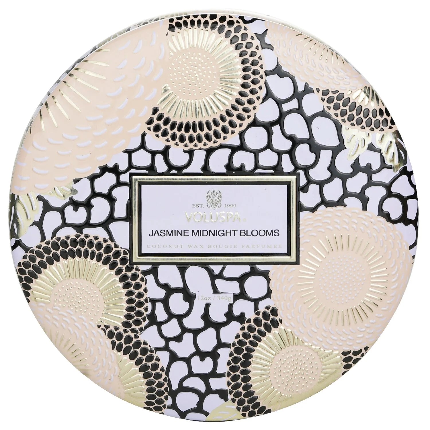 Jasmine Midnight Blooms 3 Wick Tin Candle 12oz H803080