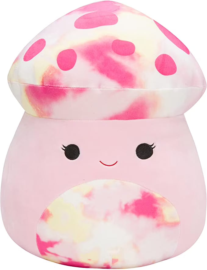 14 Inch Pink Mushroom Plush Stuffed Toy H43841