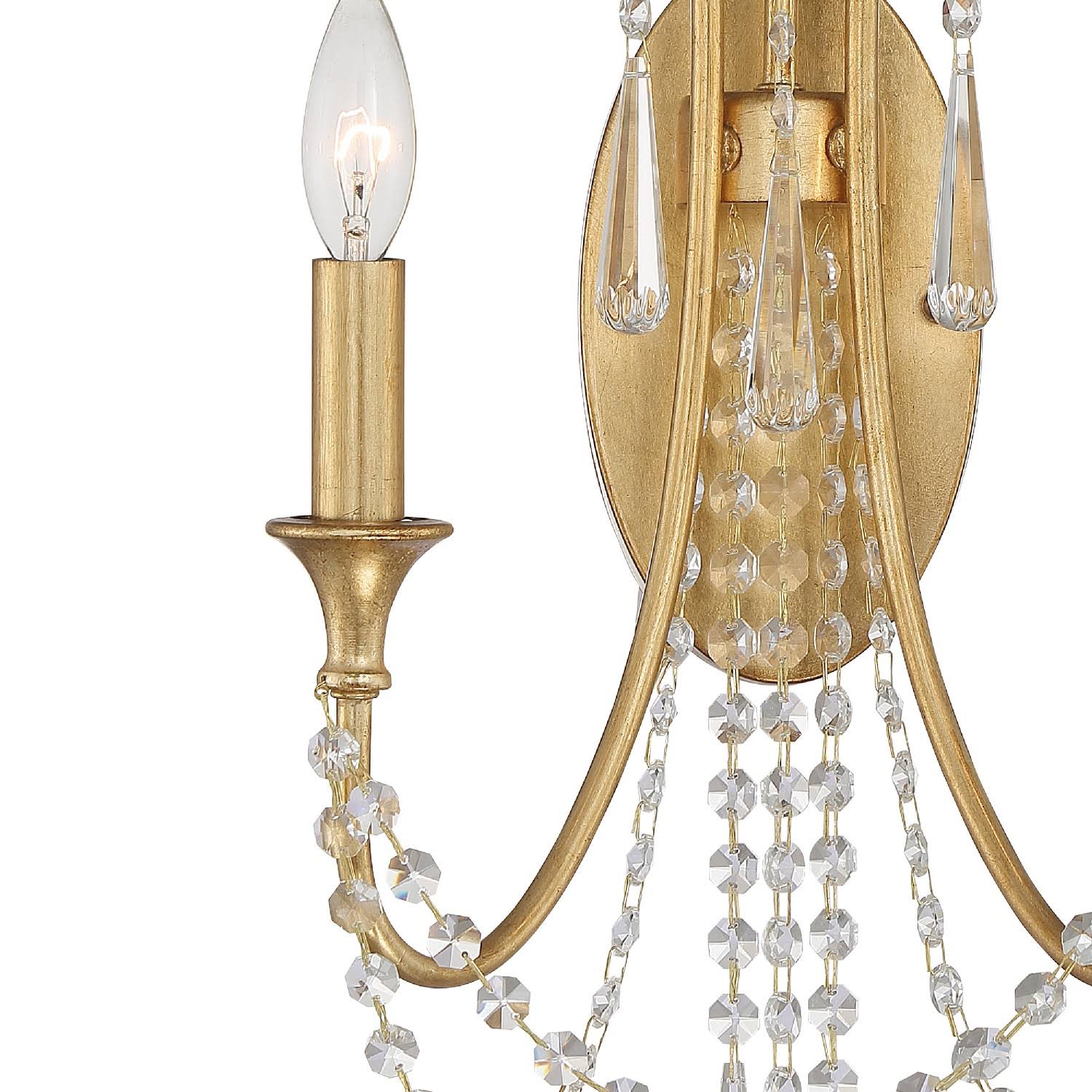 Antique Gold Wall Mount Light X526641