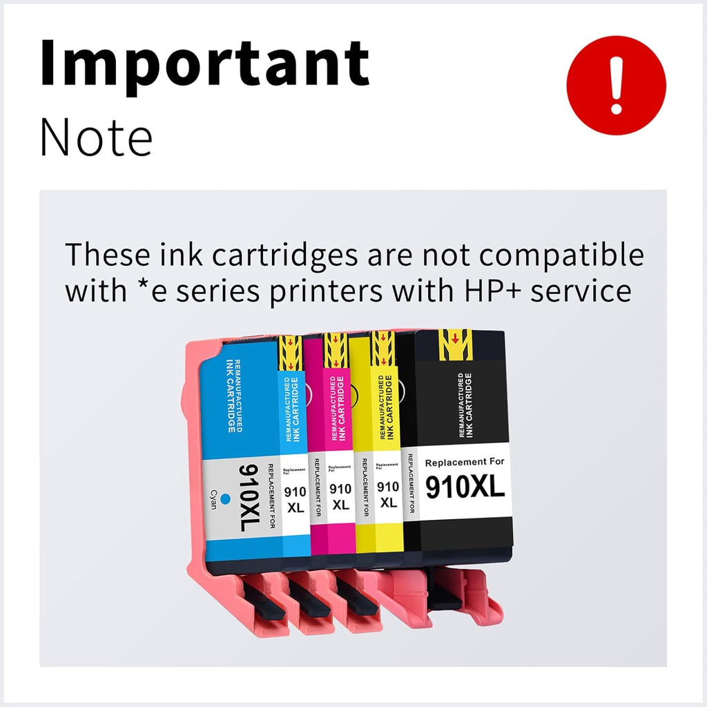 4 Pack Ink Cartridge Combo Pack (1 Black, 1 Cyan, 1 Magenta, 1 Yellow) O715638