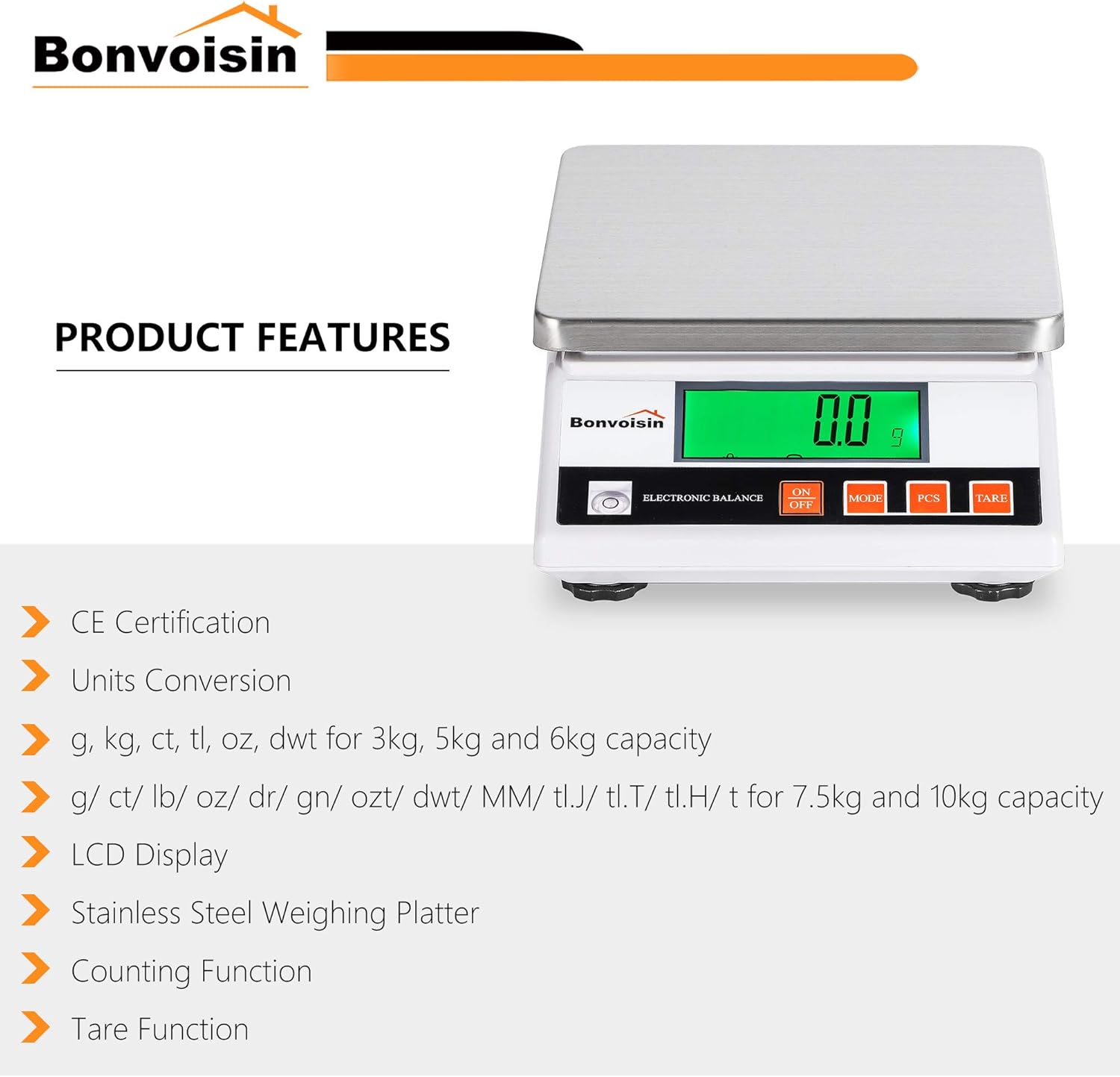 5000g x 0.1g Digital Lab Scale P44682