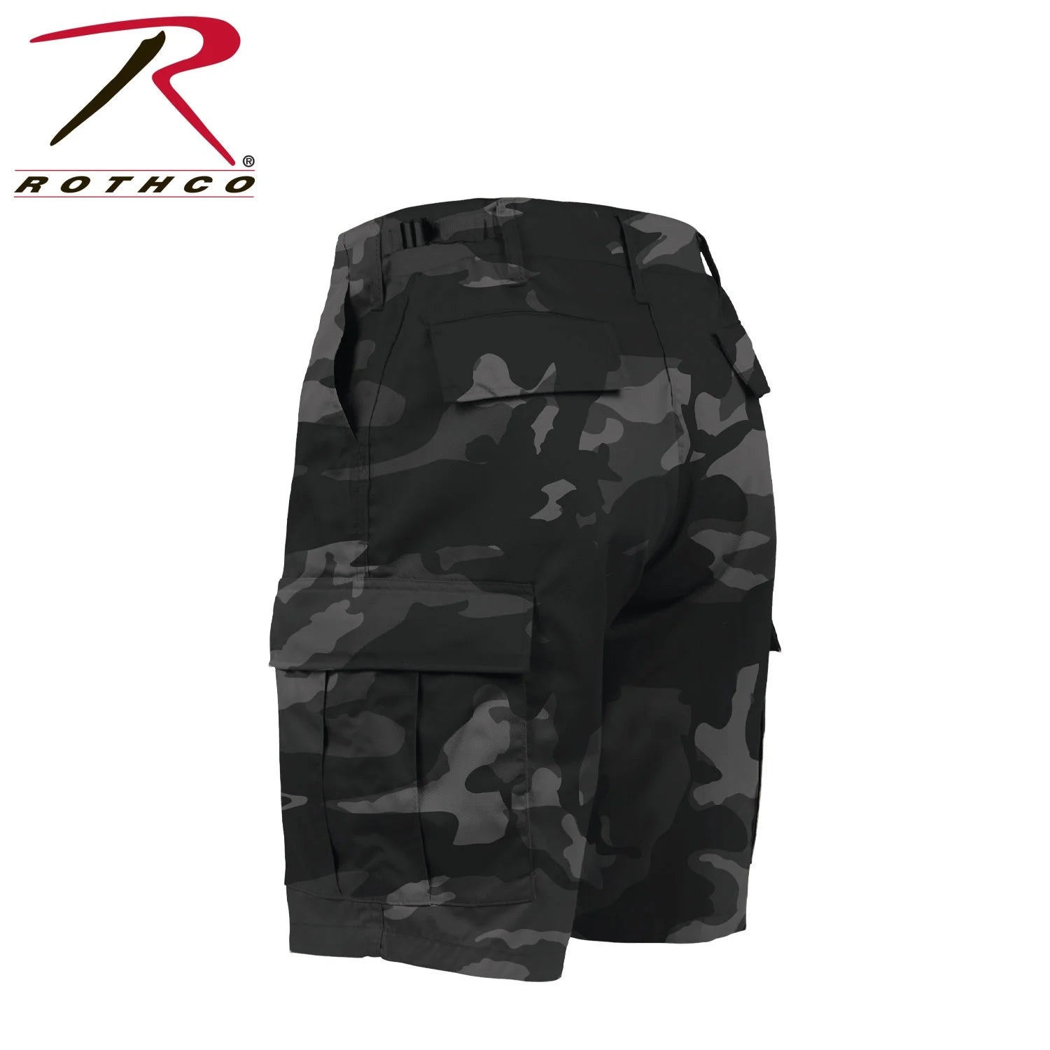Black Camo BDU Shorts C530