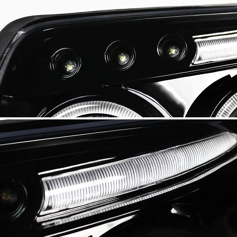 Glossy Black Projector Headlights for Toyota 4Runner K25141