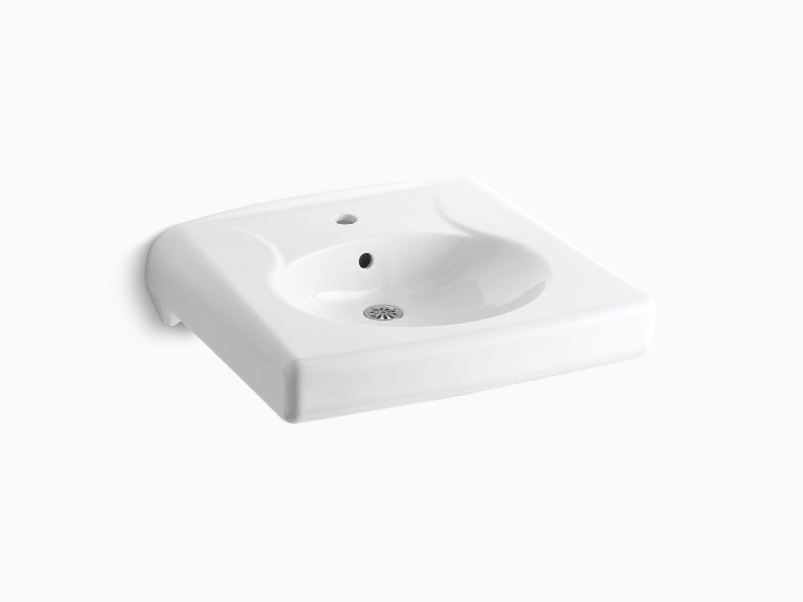 Commercial Bathroom Sink with Single Faucet Hole S2814