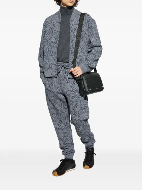 ETRO logo-embroidered turtleneck sweater
