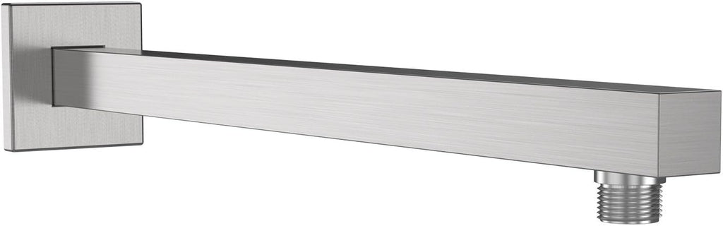 Brushed Nickel 16 Inches Shower Extension Arm with Flange, Pack of 2 K830130