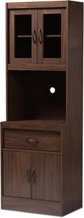 Walnut Brown Kitchen Cabinet D342074