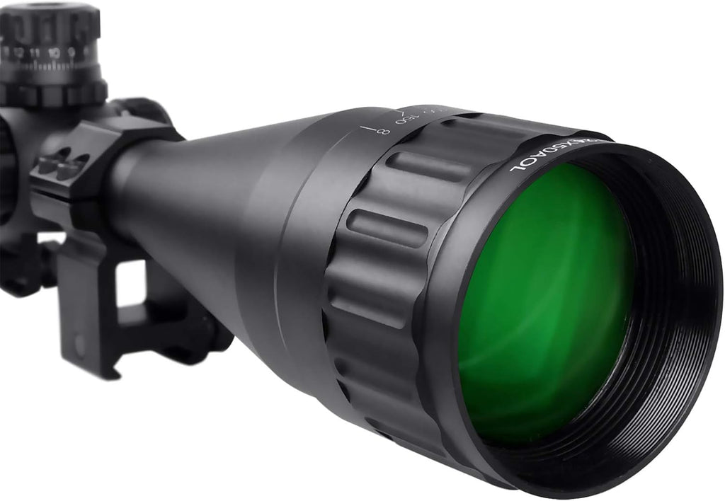 6-24x50 Rifle Scope with Red/Green/Blue Illuminated Reticle V37923