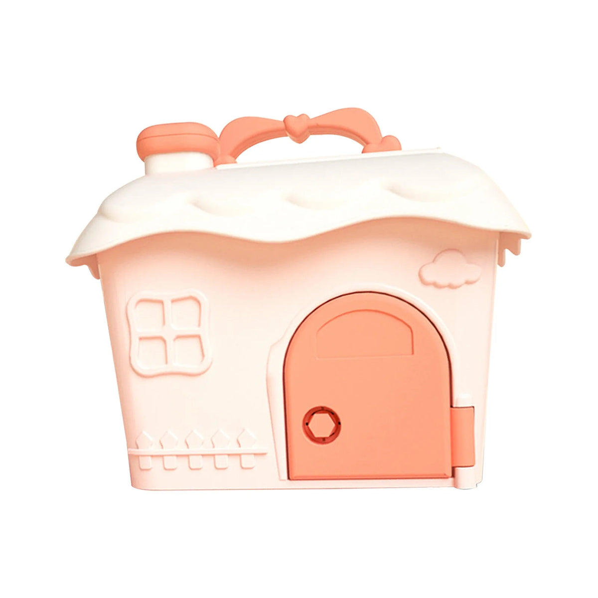 Pink Kids Dollhouse Storage Box P104660