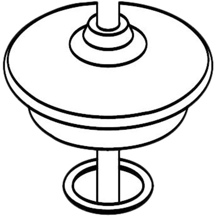 Chrome Diverter Spout Cap L270