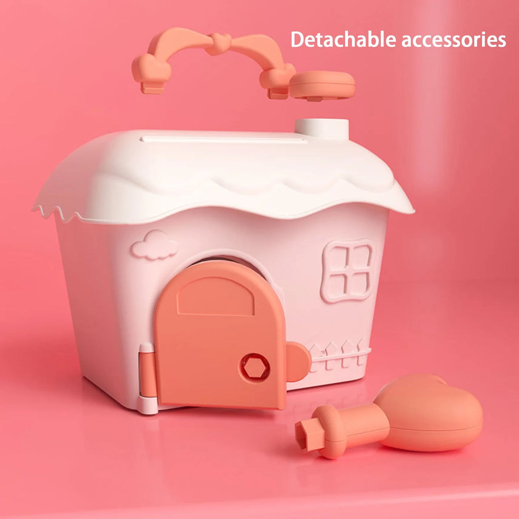 Pink Kids Dollhouse Storage Box P104660
