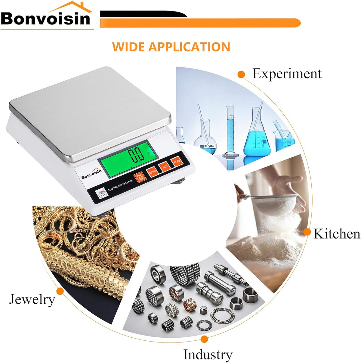 5000g x 0.1g Digital Lab Scale P44682