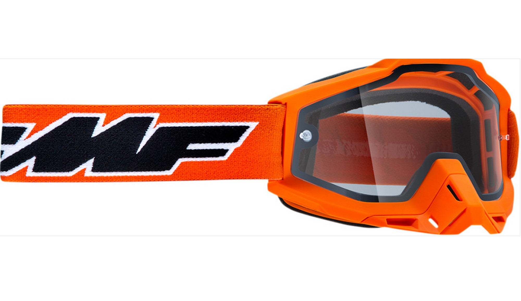 Orange/Black Enduro Goggles with Clear Lens V13827