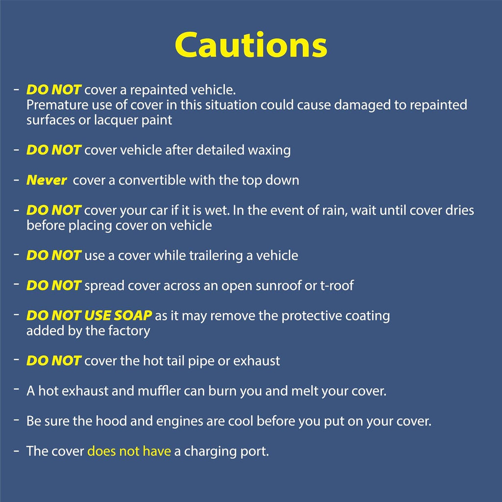 5 Layer Semi Custom Fit Car Cover S1790