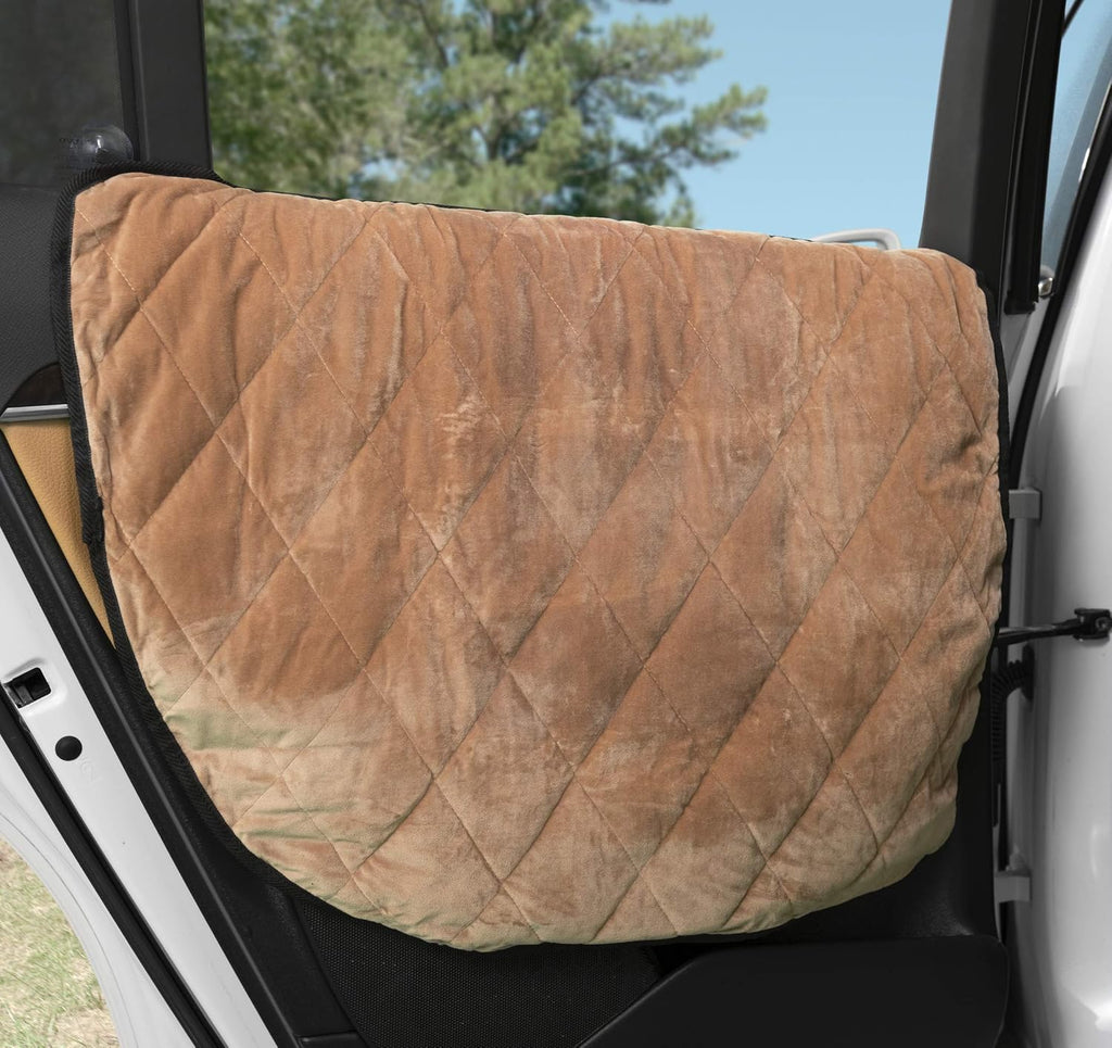 Velvet Car Door Protector, Washable & Waterproof, Set of 2 Desert Sand X134