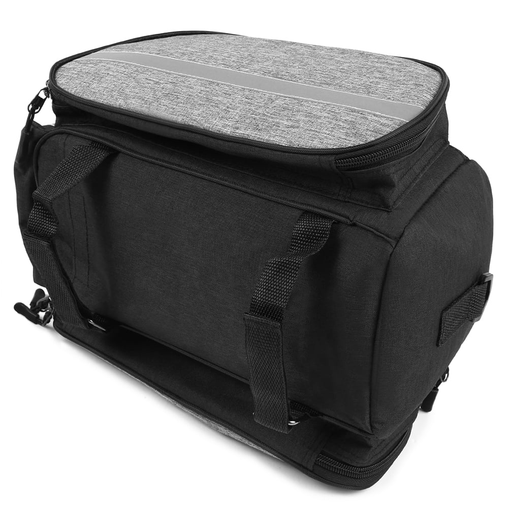 Rear Seat Bag Expandable Waterproof MTB Pannier Bag With Rain Cover P88623